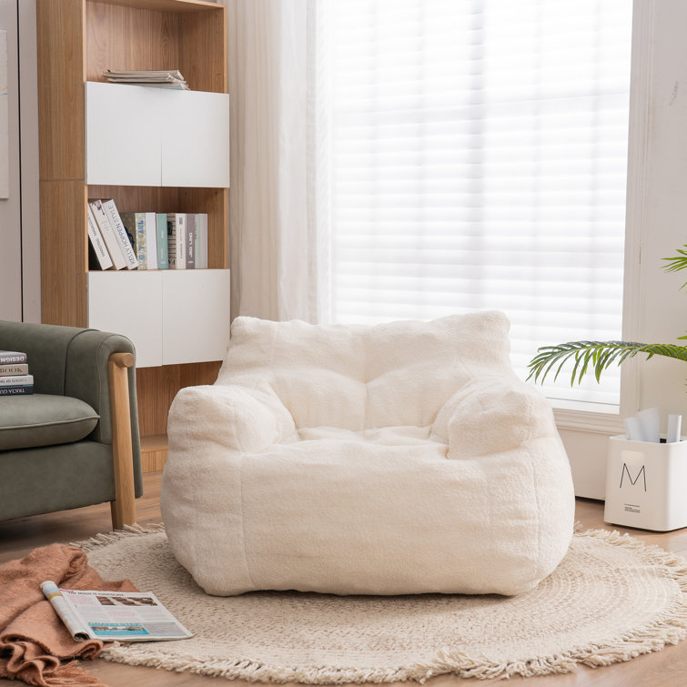 Viv + Rae Large Faux Fur Bean Bag Chair & Reviews Wayfair